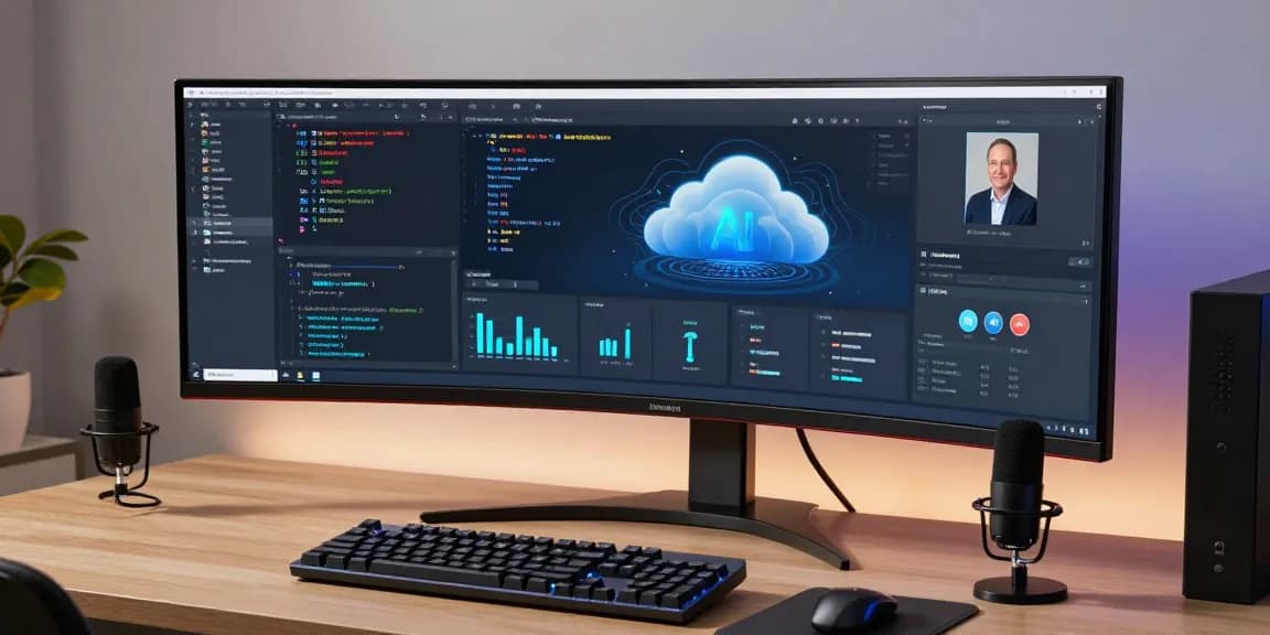 mb668u in a modern coding environment, showcasing AI technology and cloud computing.