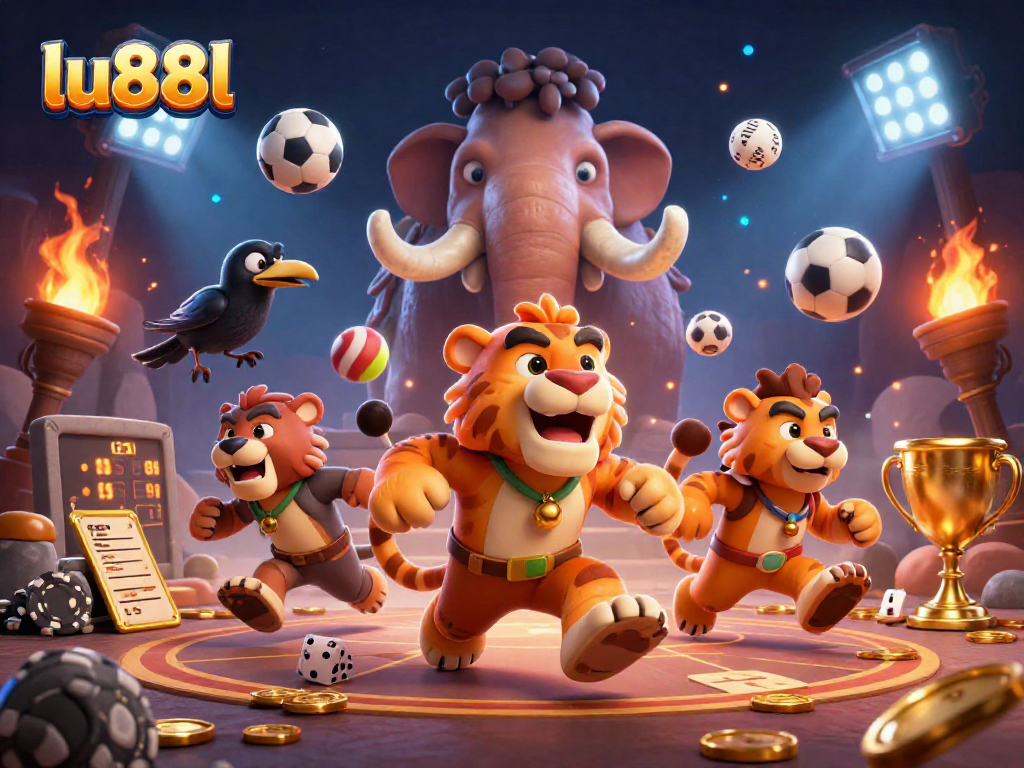 Experience thrilling moments at lu88l with a vibrant casino scene filled with action and energy.
