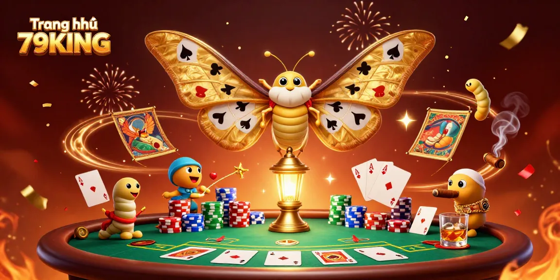 Experience the thrill of Trang chủ 79KING with vibrant card suits and casino scenes.