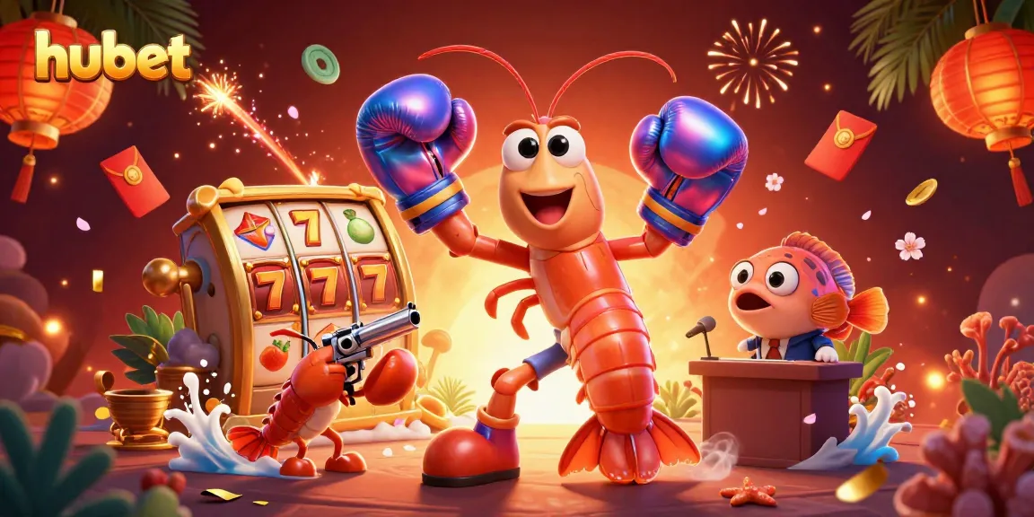 Experience thrilling slots action at hubet featuring colorful casino characters and dynamic game elements.