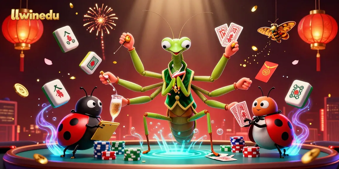 Experience the vibrant excitement of llwinedu with dynamic characters and casino elements in a rich 3D scene.