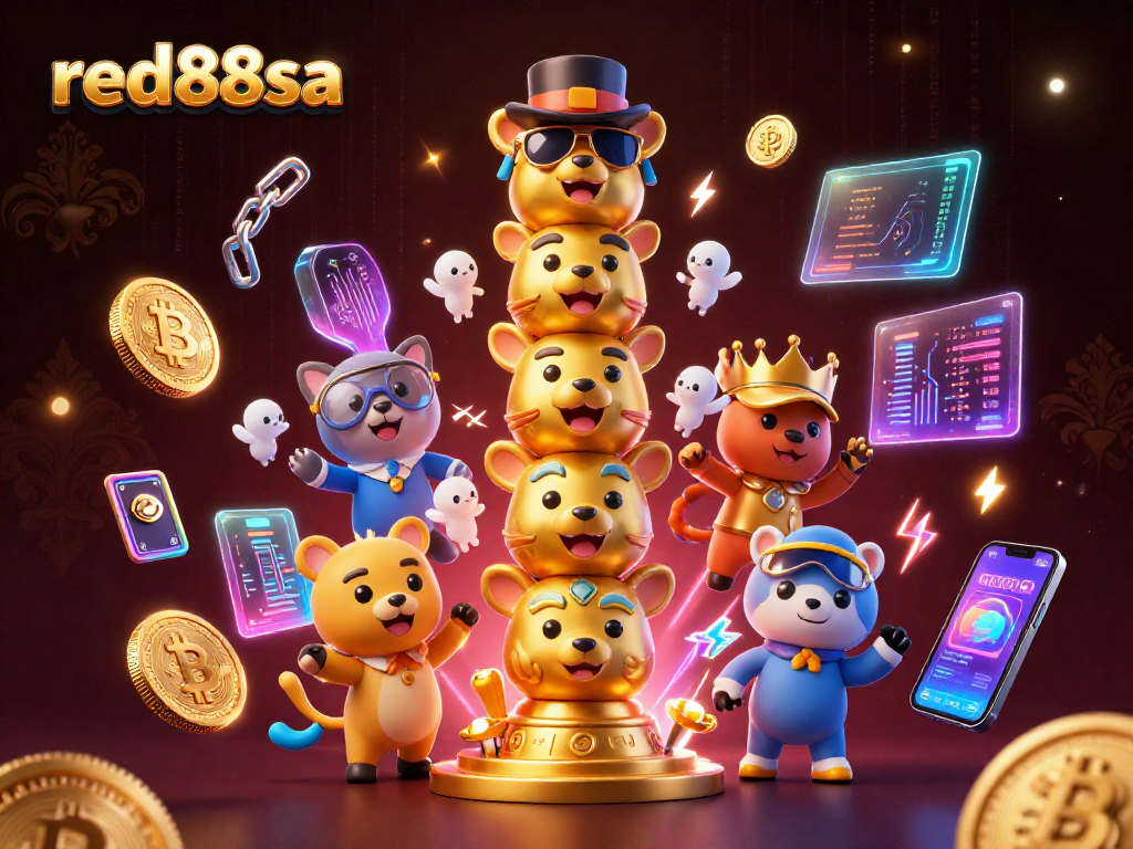 Engage with red88sa and explore vibrant 3D casino elements surrounded by crypto innovations.