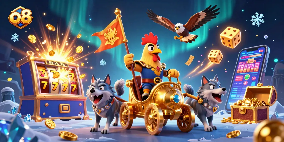 Win big at o8 with the rooster warlord and wolves amidst exploding jackpots!