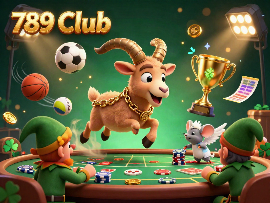 Win big at the 789 Club casino, featuring vibrant characters and dynamic action.
