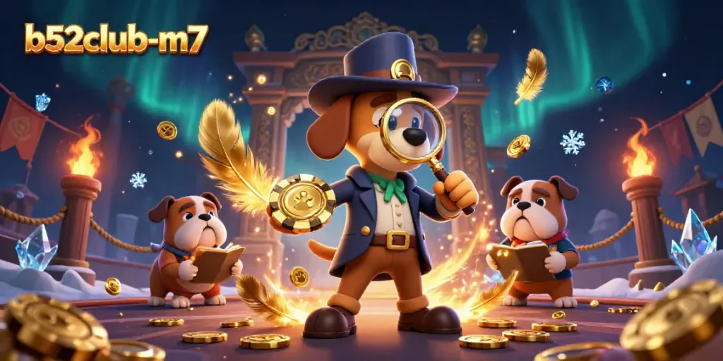 Engage in thrilling gameplay at b52club-m7 with treasures revealed via golden poker chips.