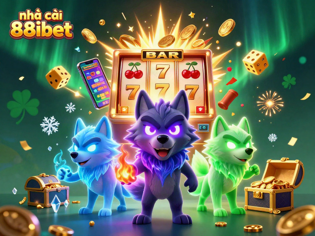 Engage in thrilling gaming action with nhà cái 88ibet, featuring dynamic 3D slot machines and vibrant casino elements.