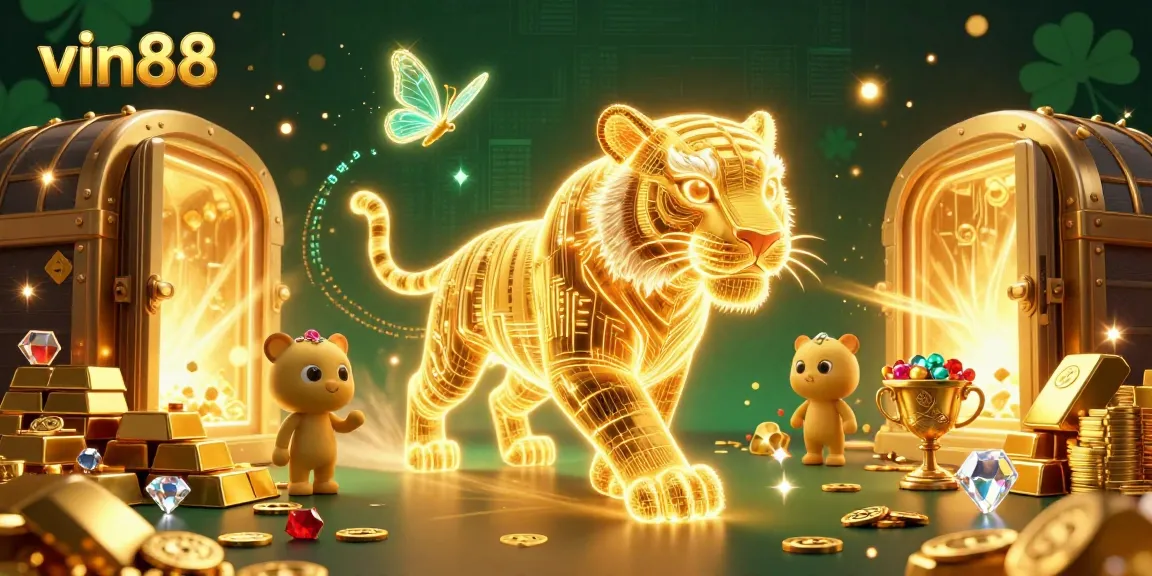 Experience thrilling games at vin88 with magical golden energy and dazzling casino treasures.