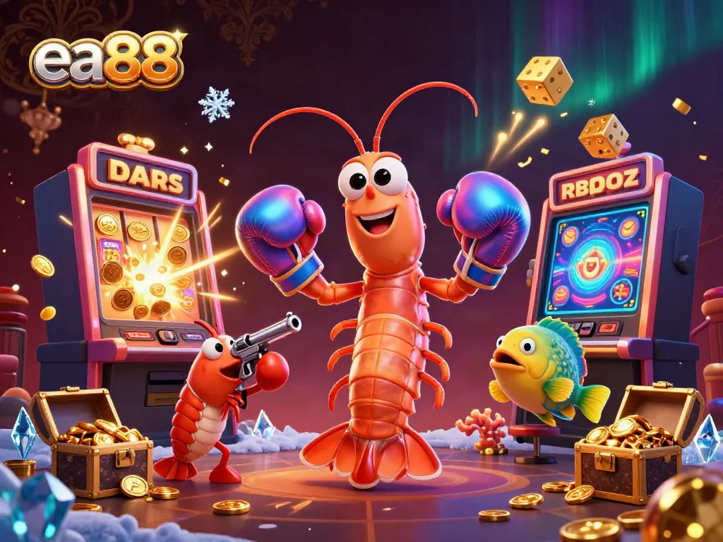 Experience unique gaming excitement at ea88 with a dynamic jackpot explosion art illustration.