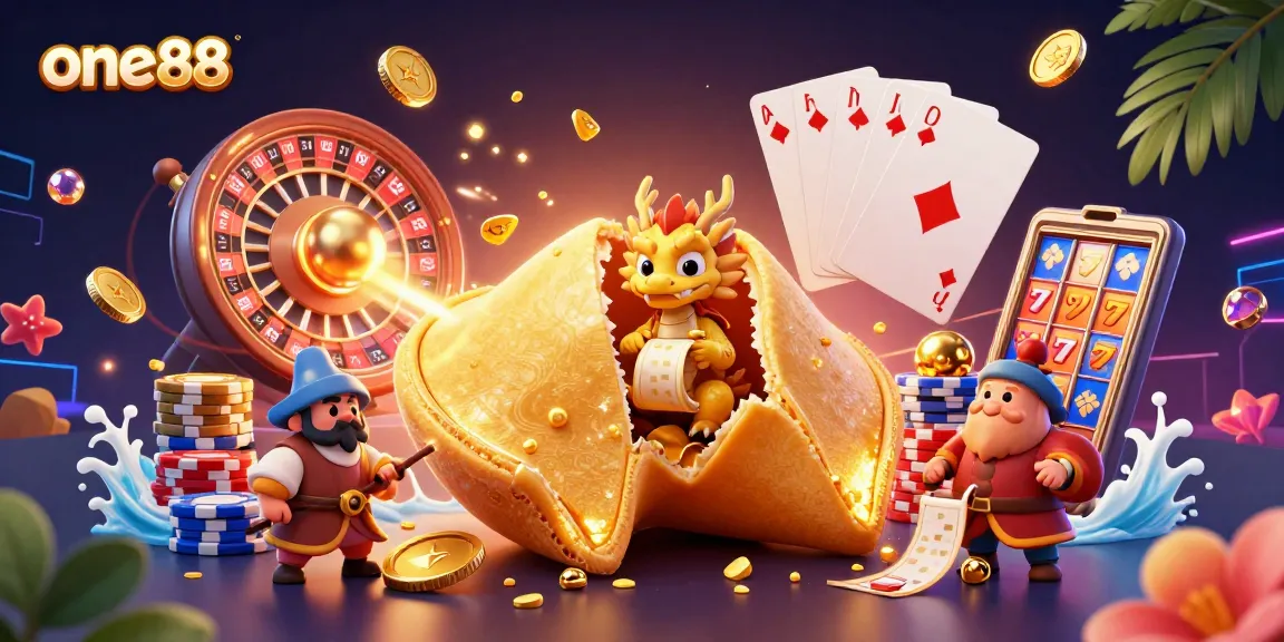 Experience winning moments at one88 with golden treasures, lively characters, and dynamic gaming elements.