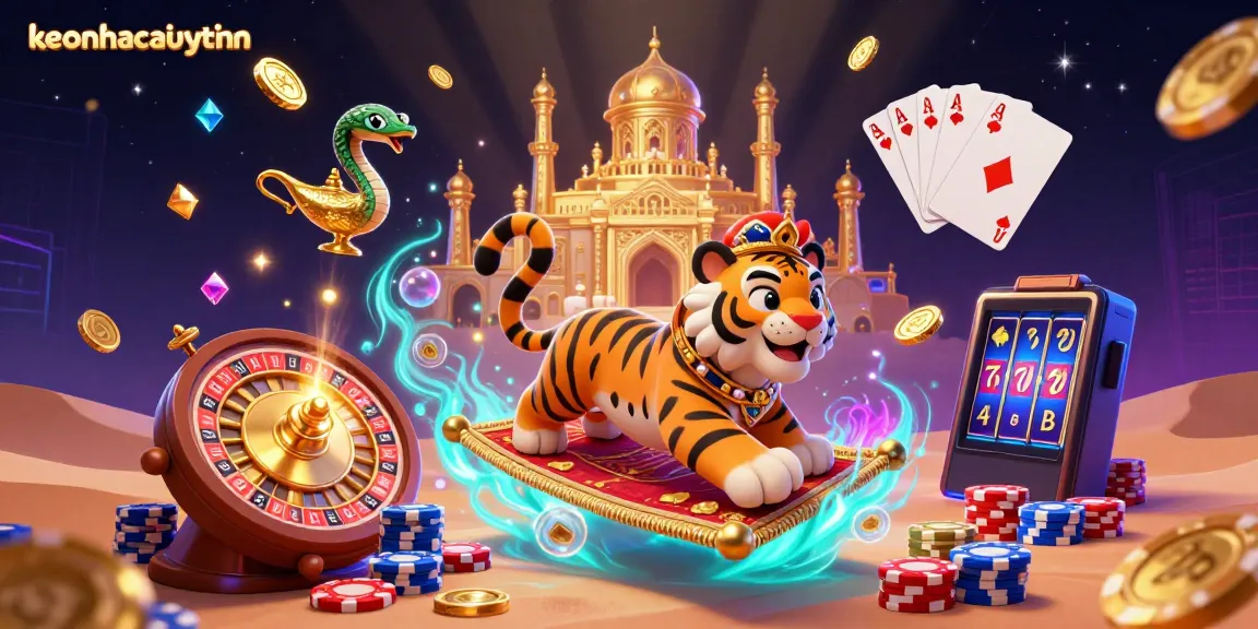 Experience thrilling gaming adventures at keonhacaiuytinn with vibrant casino elements and dynamic visuals.