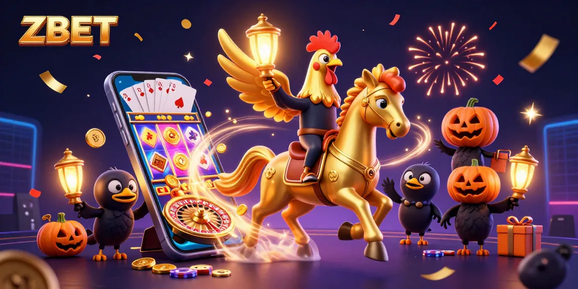 ZBET engages players with exhilarating slot games amidst vibrant casino scenery