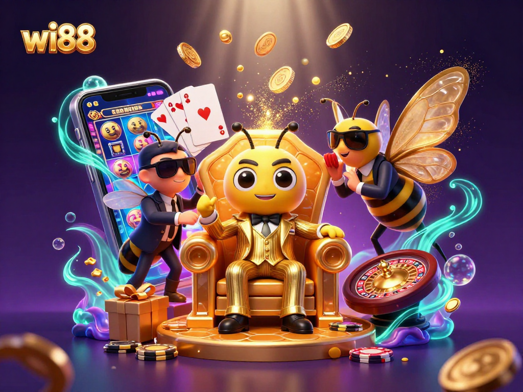 Experience winning moments at wi88 with animated characters and vibrant casino games.