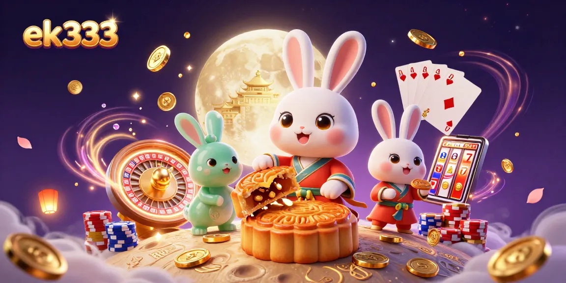 Engage in thrilling casino adventures with ek333, featuring the moon rabbit and poker elements.