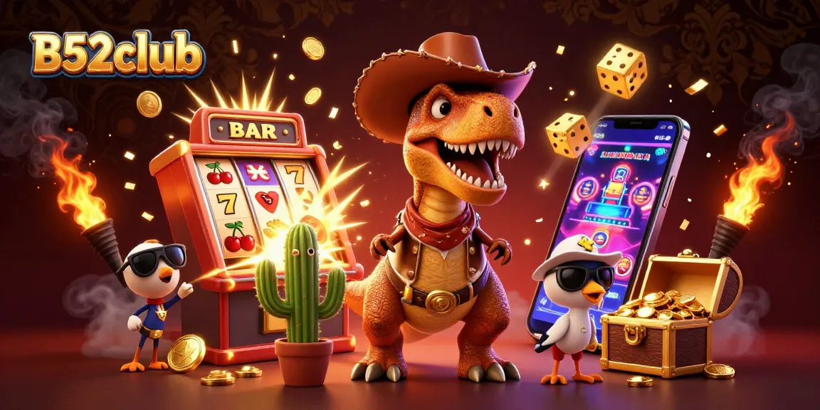 B52club offers an engaging gaming experience with colorful characters and dynamic slot action.