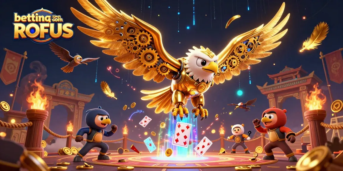 Engage in thrilling betting uden om ROFUS with dynamic elements of chance and strategy in a vibrant scene.