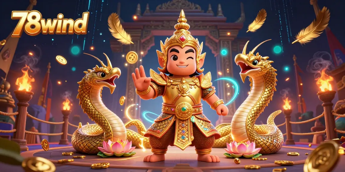 Engage in thrilling gameplay at 78wind with vibrant colors, intricate characters, and dynamic casino elements.