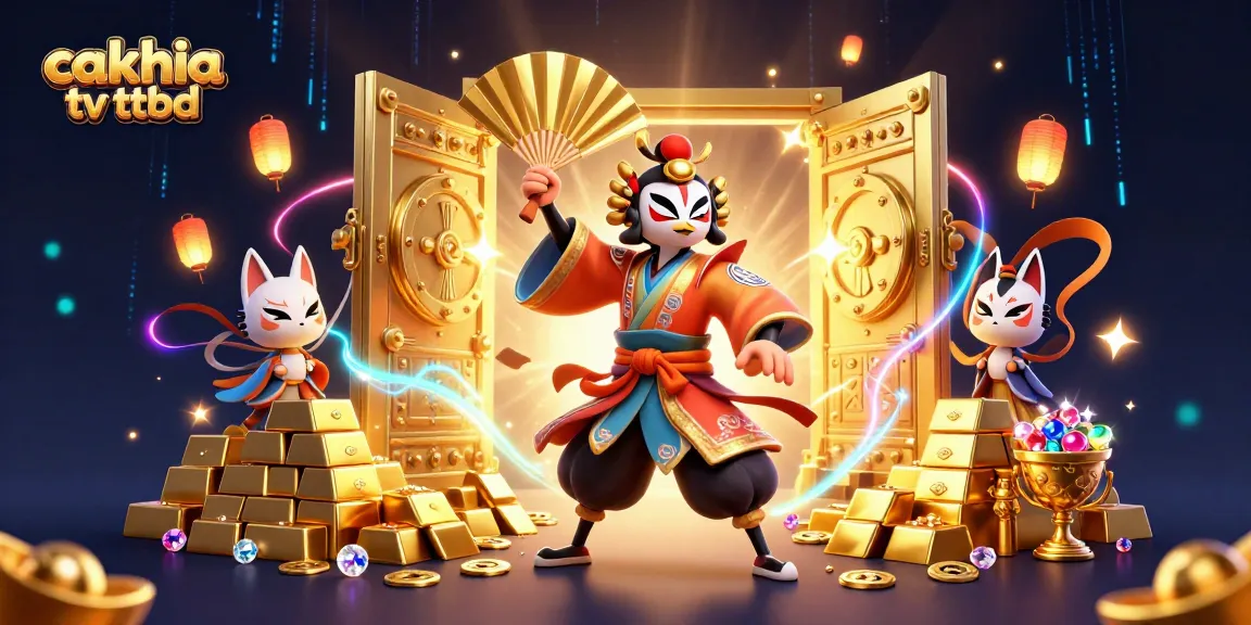 Engage with cakhia tv ttbd through a vibrant illustration showcasing dynamic casino elements.