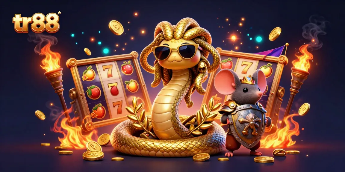 Experience the thrill of tr88 with interactive slot games in a vibrant casino scene.