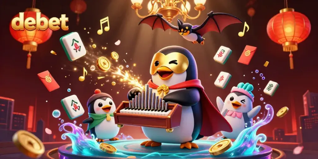 Experience winning rewards at Debet casino with a 3D illustration showcasing the excitement and dynamic gameplay.