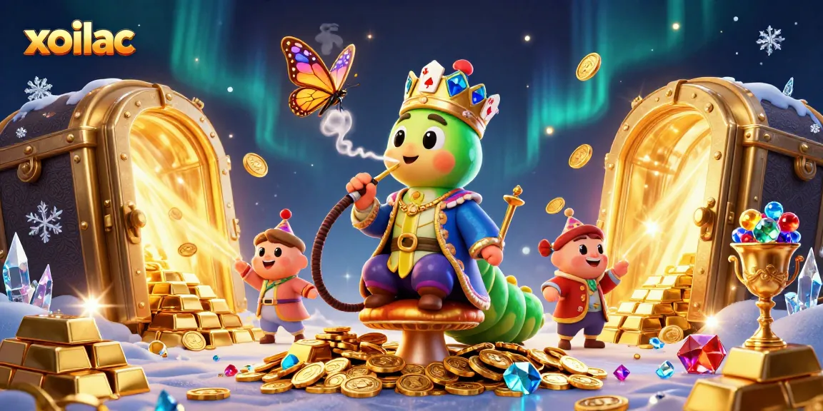 Experience thrilling gameplay with xoilac's vibrant 3D render of exciting casino elements and characters.