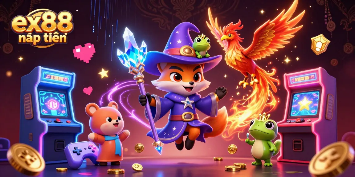 Engage in gaming excitement with ex88 nạp tiền through vibrant 3D casino elements.