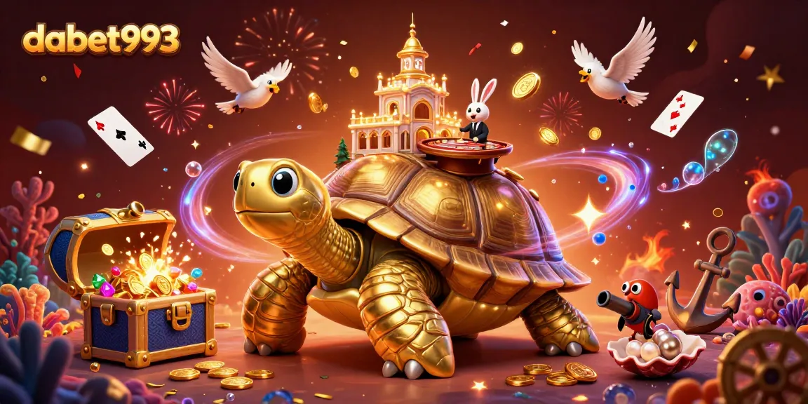 Experience thrilling gaming with dabet993's vibrant casino world featuring colorful elements and energetic characters.