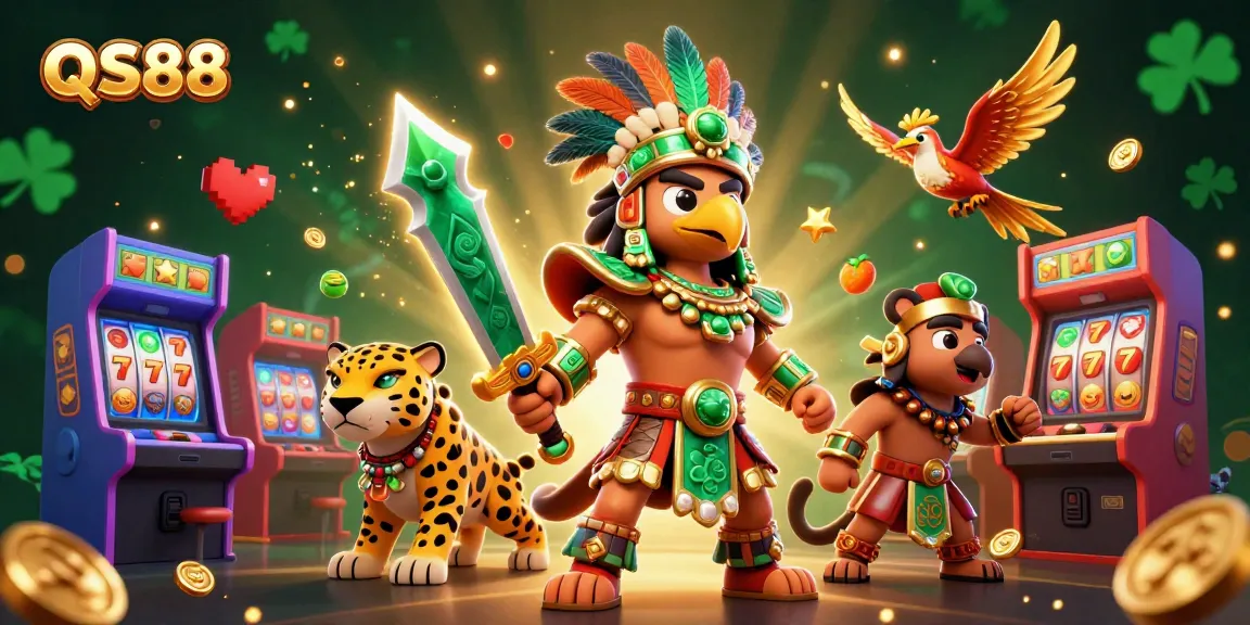 Experience winning strategies at QS88 with vibrant slot machines and captivating characters.