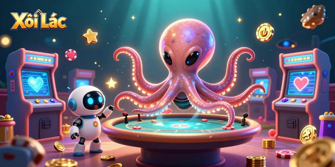 Xôi Lạc offers a thrilling experience with vibrant casino elements and excitement surrounding alien characters.