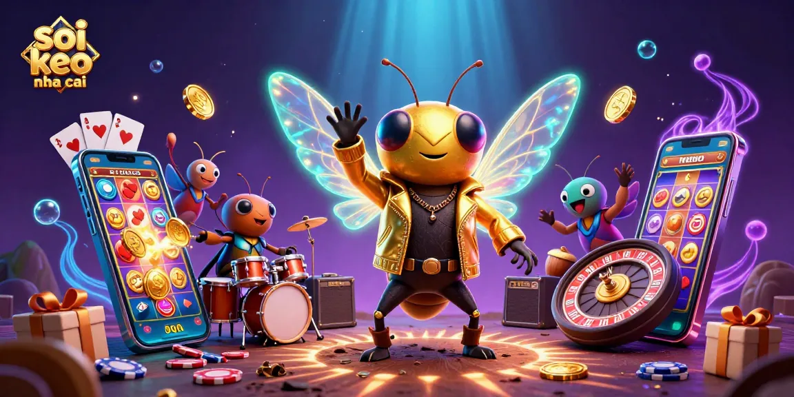Engage in soi keo nha cai excitement with vibrant 3D characters amidst dynamic casino elements.