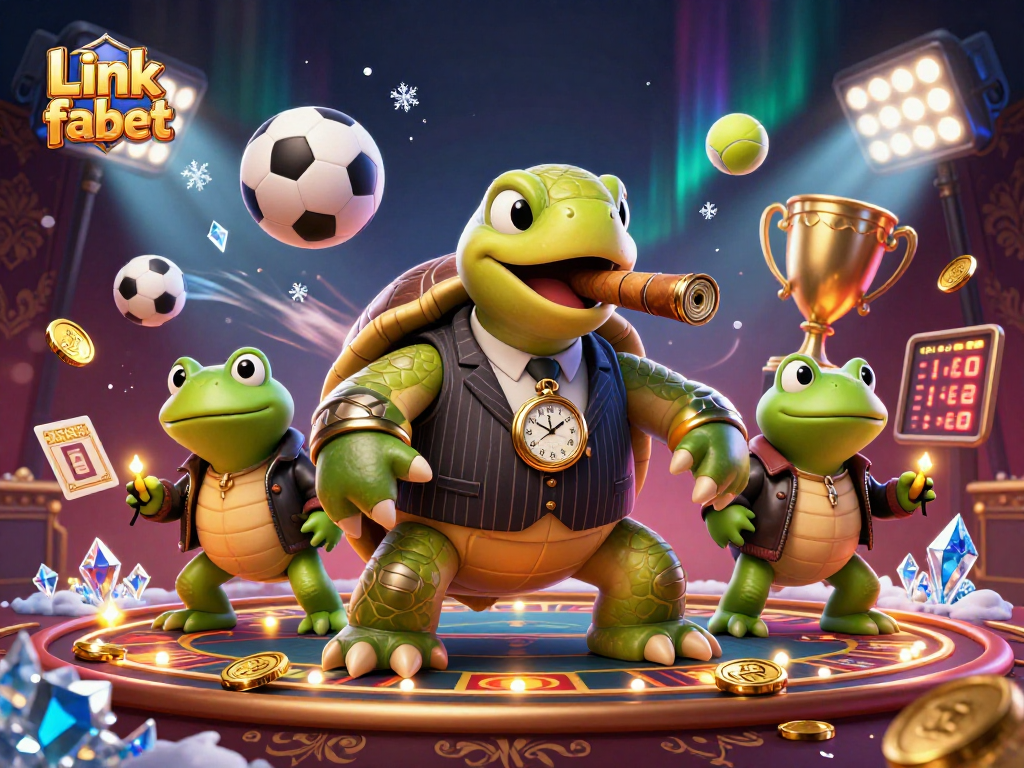 Engage with thrilling gameplay featuring Link fabet and vibrant casino action elements in a dynamic 3D scene.
