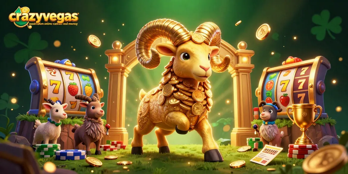 Experience the thrill of the crazyvegas australian online casino real money with a charging golden ram and dynamic gaming elements.