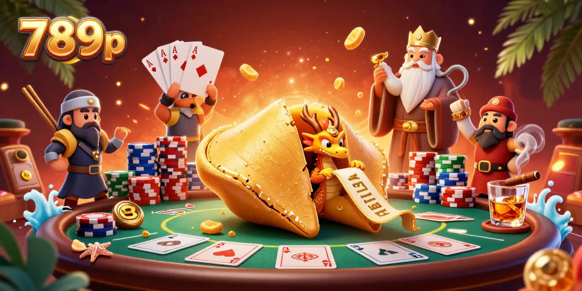 Experience thrilling poker with 789p as the golden dragon unveils treasures in this vibrant casino scene.