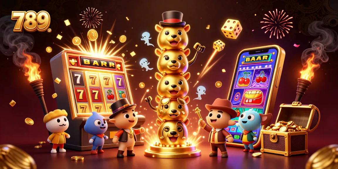 Experience thrilling 789 casino action with 3D characters and a jackpot bursting with excitement.