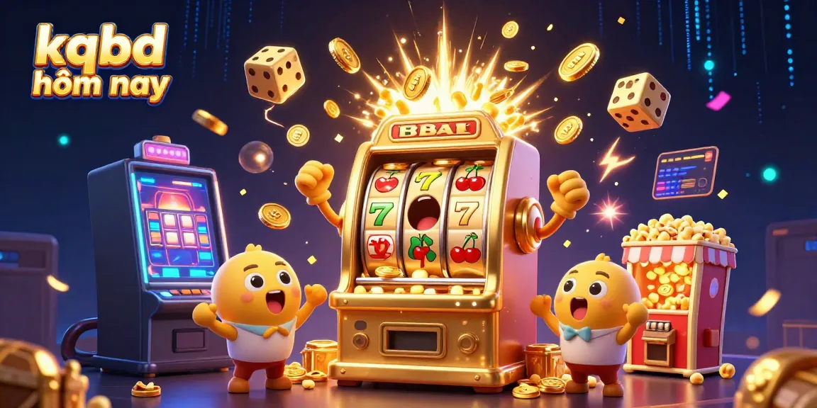 Engage with kqbd hôm nay for an electrifying casino experience as slot machines burst with coins and excitement.