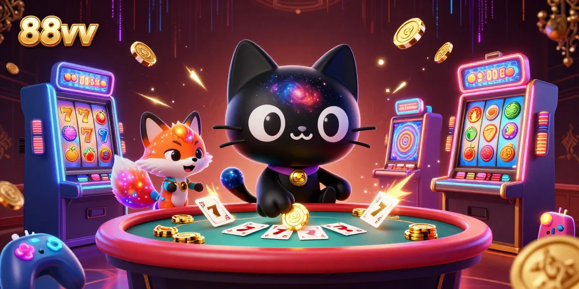 Experience thrilling gameplay at 88vv with a vibrant cosmic casino atmosphere.