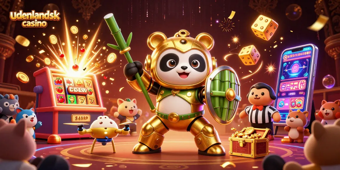 Experience the excitement of udenlandsk casino with 3D dynamic characters and vibrant game elements.