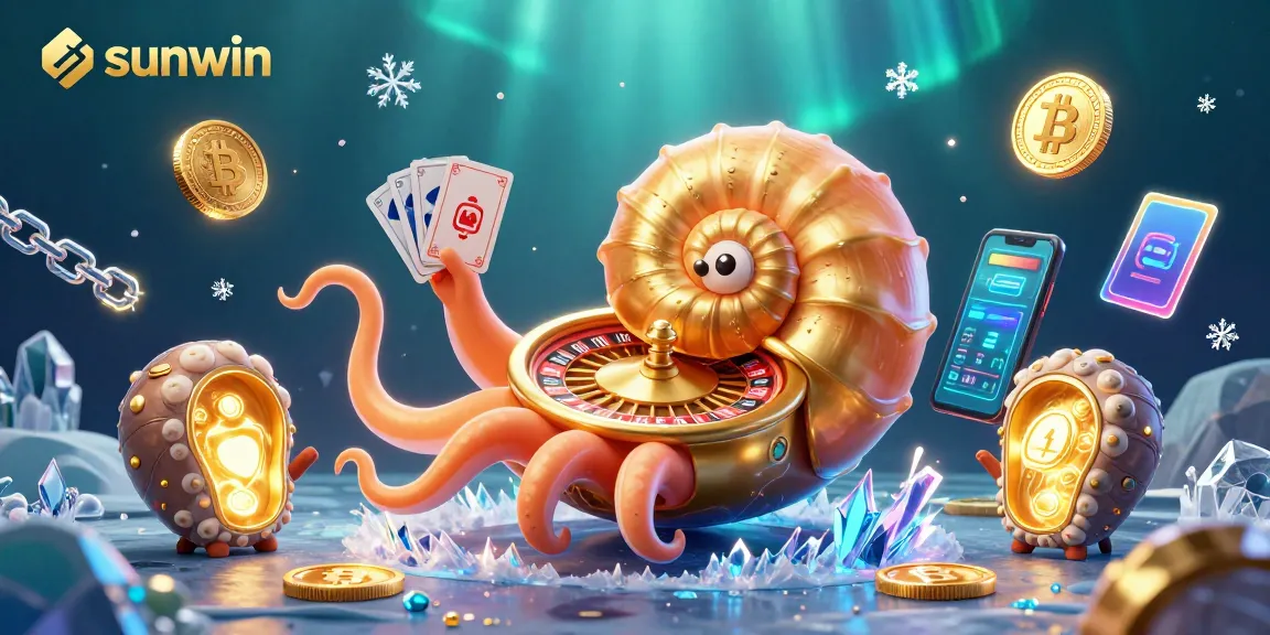 Engage in thrilling gameplay with sunwin's animated nautilus roulette and crypto elements.