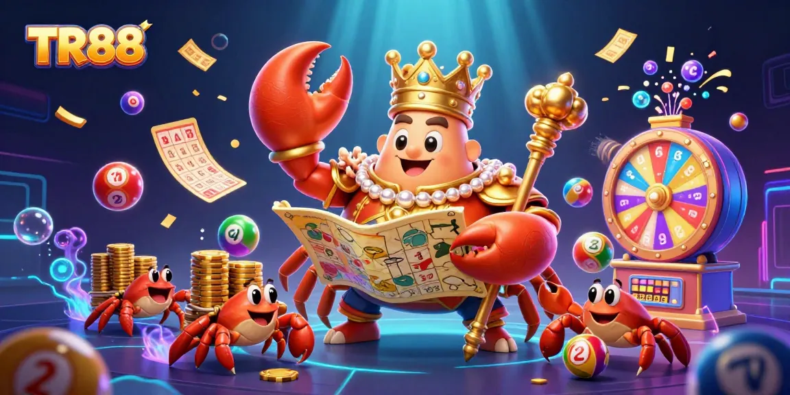 Win exciting rewards with TR88 as you engage in dynamic lottery game visuals and casino elements.