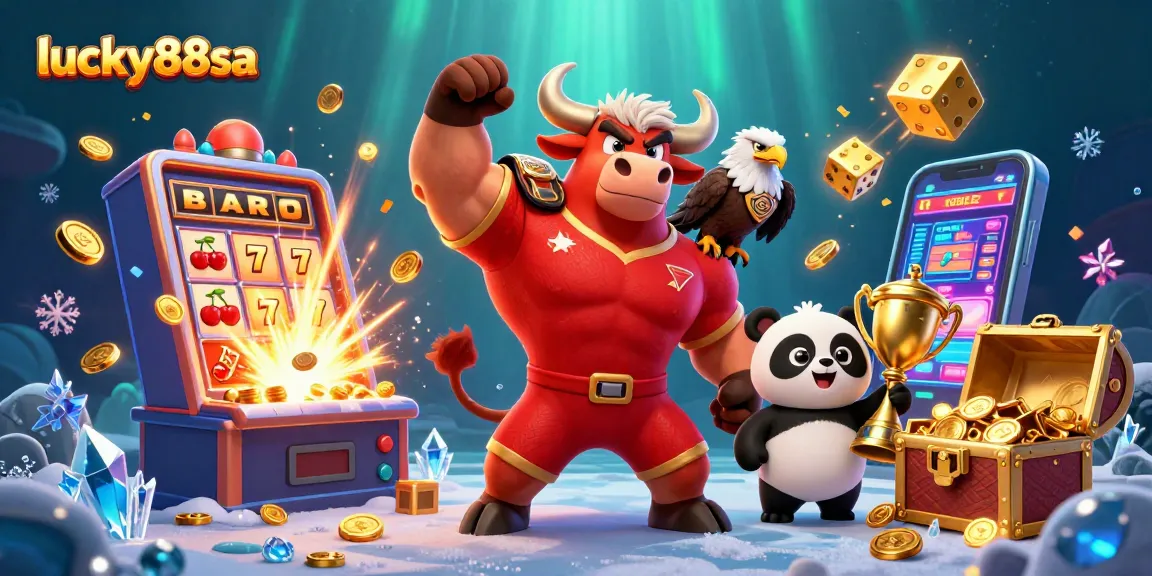 Experience thrilling wins at lucky88sa with vibrant casino characters and action-packed gaming elements.