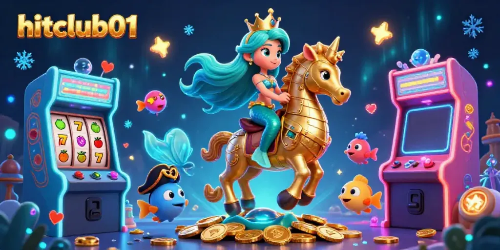 Engage in thrilling gameplay at hitclub01 with vibrant slot machines and enchanting characters.