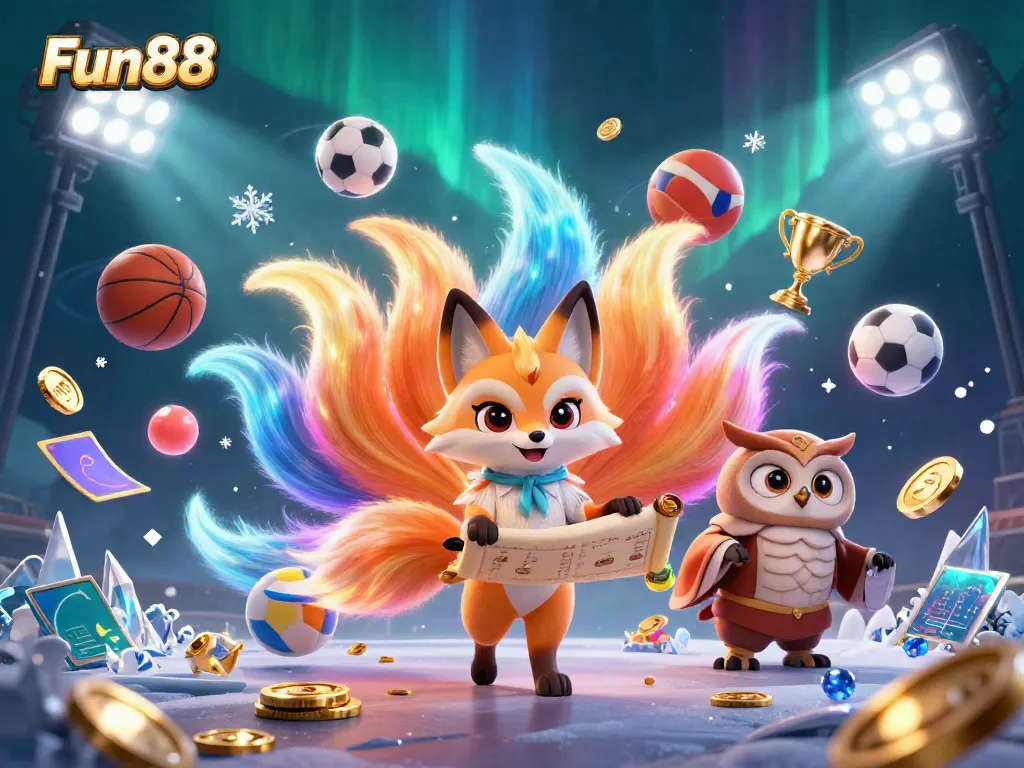 Engage in thrilling gaming action with Fun88 featuring dynamic sports elements and captivating characters.