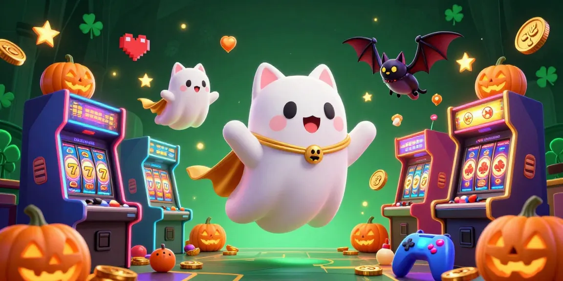 Engage with keo nha cai 5 while enjoying a vibrant 3D casino scene featuring a playful ghost cat.