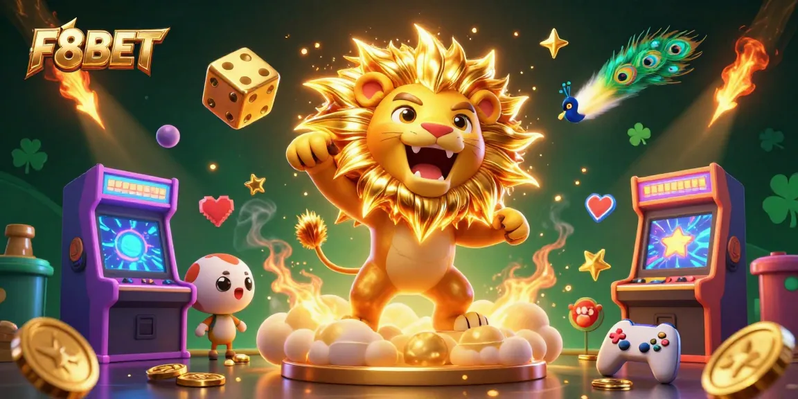 Engage with the F8BET universe and embrace the thrill of colorful 3D casino games.